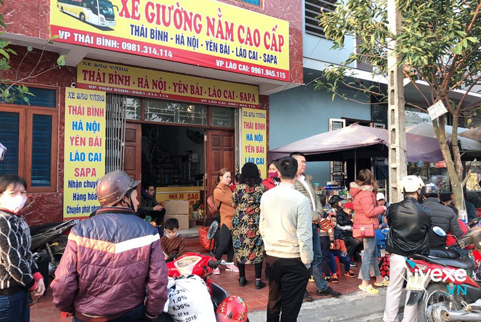 Địa chỉ nhà xe Sao Vàng tại Thái Bình