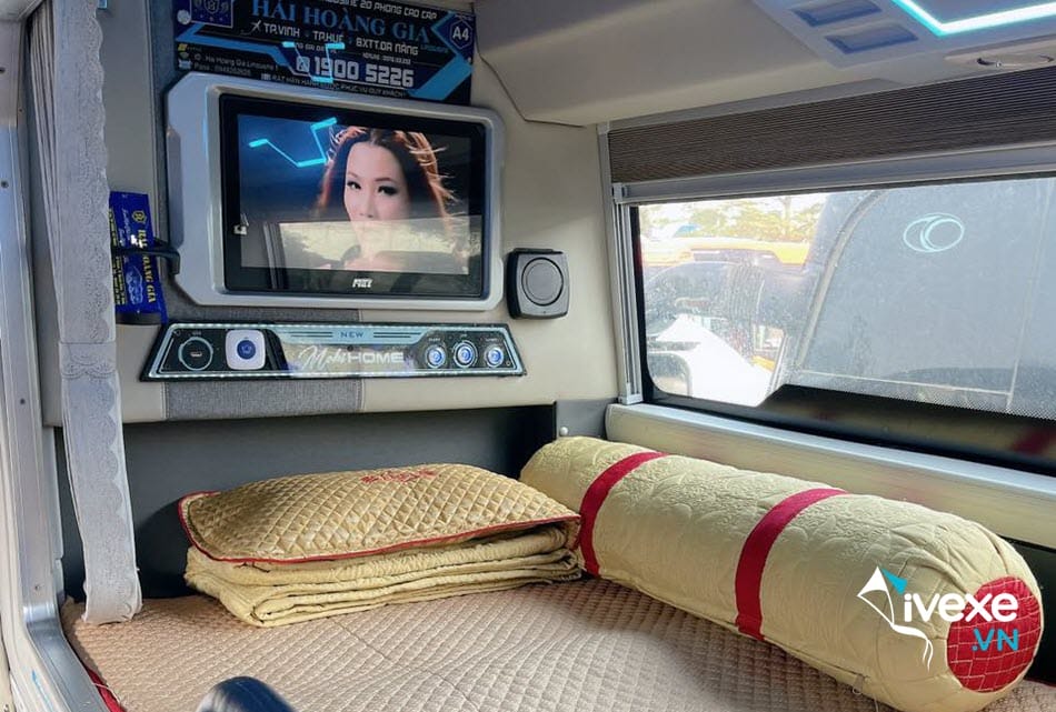 Tiện ích xe Limousine 22 phòng của xe khách Hải Hoàng Gia Vinh