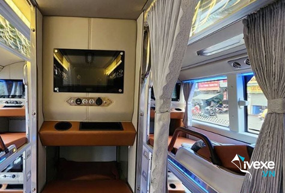 Tiện ích xe Limousine 30 phòng của xe khách Trung Dũng
