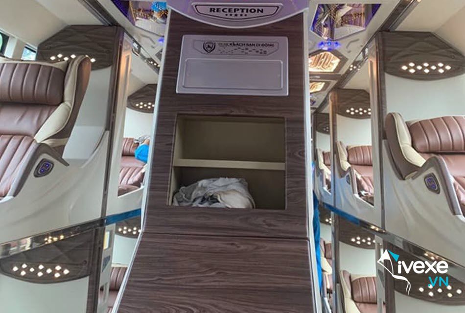 Tiện ích xe Limousine 34 phòng của xe khách Thành Ban Phú Yên