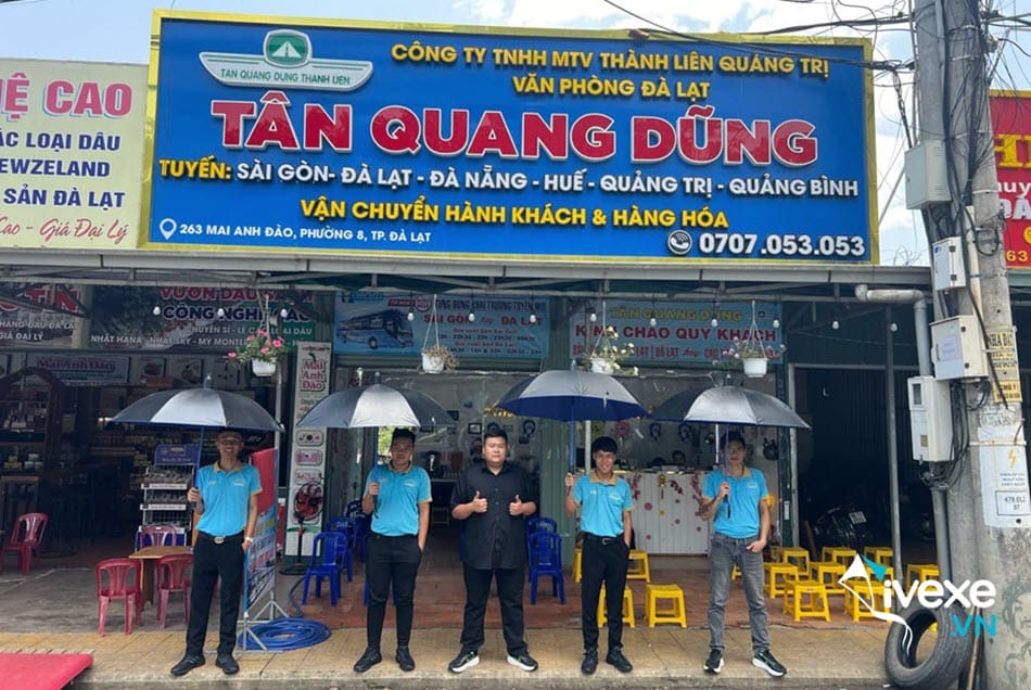 Địa chỉ nhà xe Tân Quang Dũng Limousine tại Đà Lạt