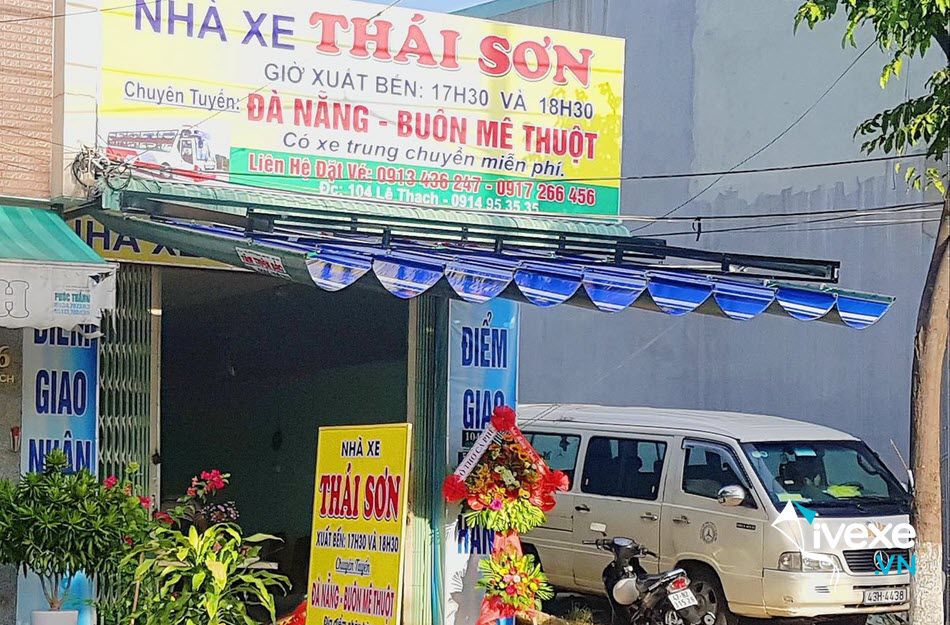 Địa chỉ văn phòng nhà xe Thái Sơn tại Đà Nẵng