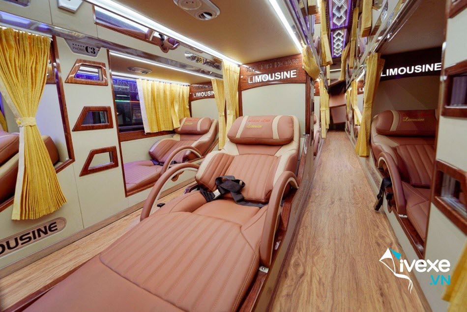 Dòng xe Limousine 34 phòng của xe Khánh Hoàn Cao Bằng