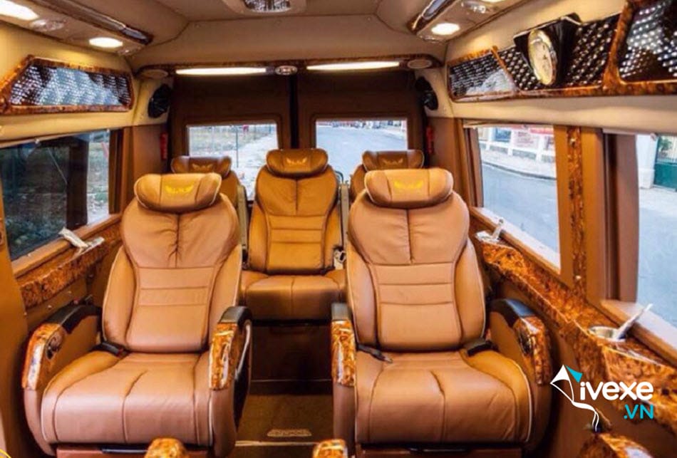 Tiện ích dòng xe Limousine của xe khách Bình An Hòa Bình