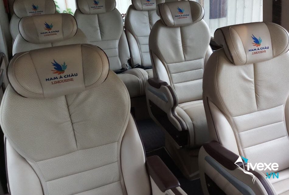 Tiện ích hiện đại của xe khách Nam Á Châu Phan Thiết