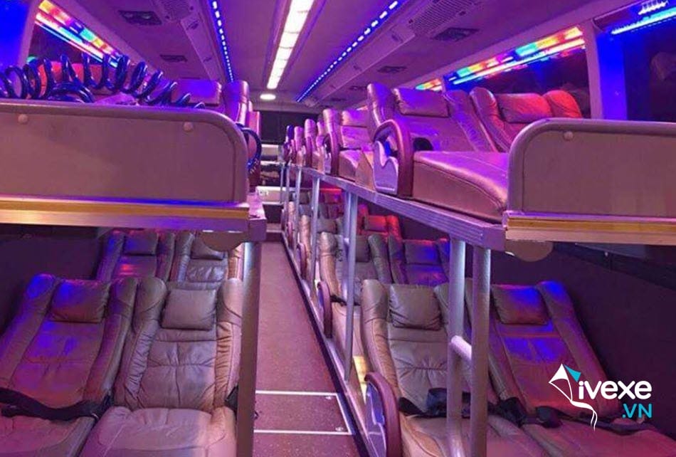 Tiện ích xe giường nằm đôi 44 chỗ của xe khách Thế Anh Lai Châu