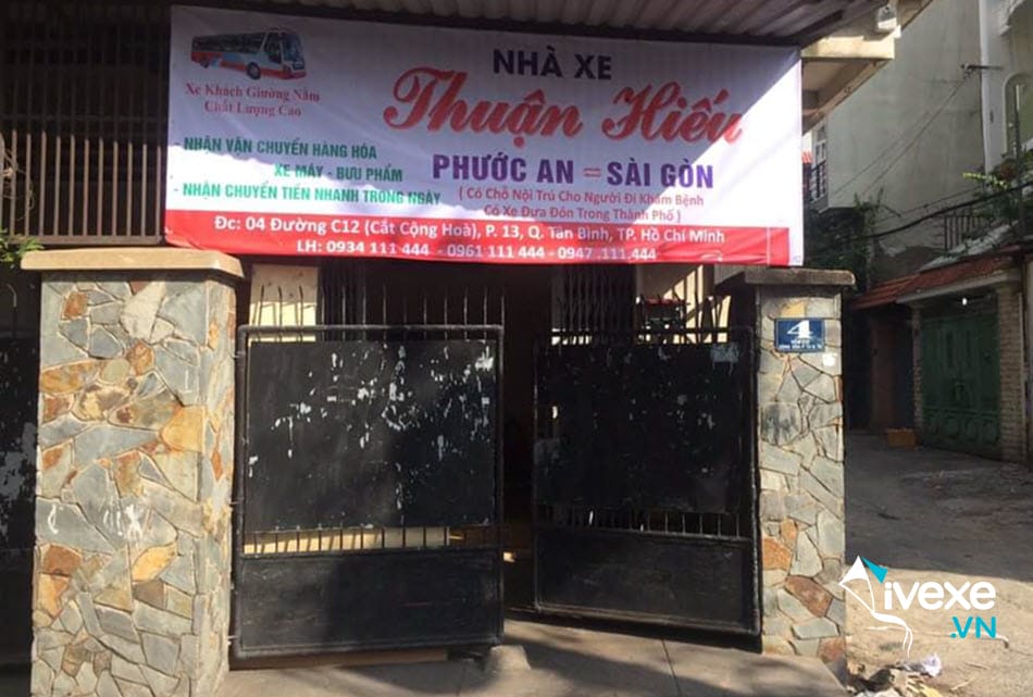 Địa chỉ văn phòng nhà xe Thuận Hiếu tại Sài Gòn