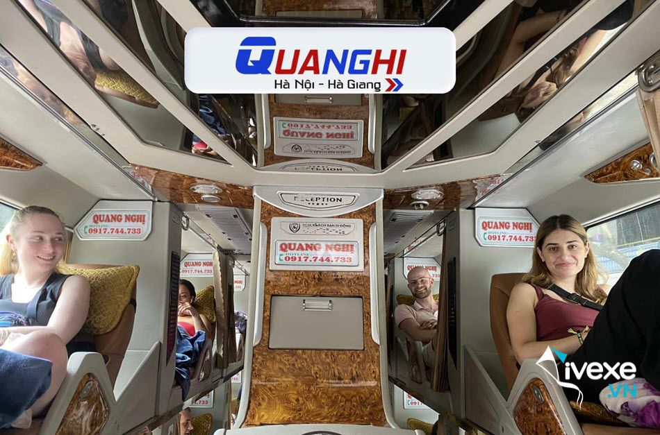 Xe Limousine 34 phòng của nhà xe Quang Nghị Hà Giang