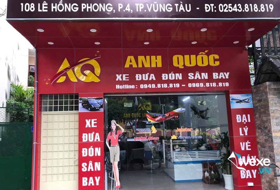 Địa chỉ văn phòng xe Anh Quốc Limousine tại Vũng Tàu