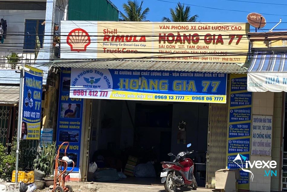 Địa chỉ văn phòng xe Hoàng Gia 77 tại Sài Gòn