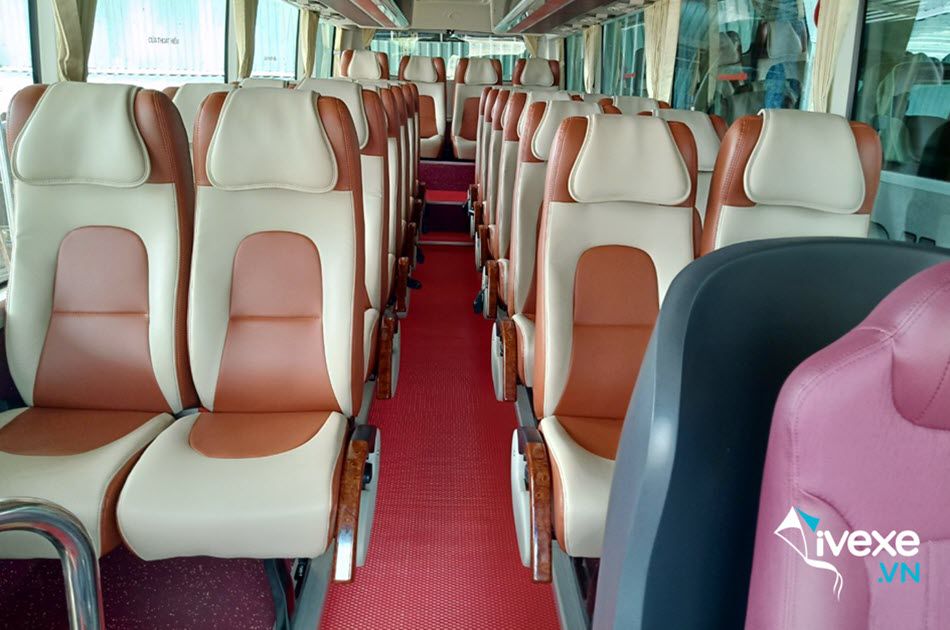 Dòng xe ghế 29 chỗ của nhà xe Phương Sa Châu Đức - Vũng Tàu