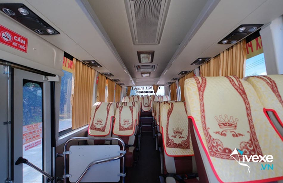 Tiện ích xe ghế ngồi 29 chỗ của nhà xe Thịnh Phát Bến Tre