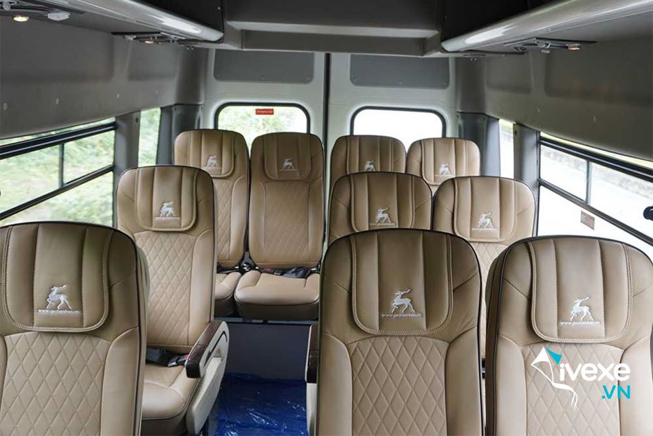 Tiện ích xe ghế ngồi của dịch vụ xe khách Kim Mã