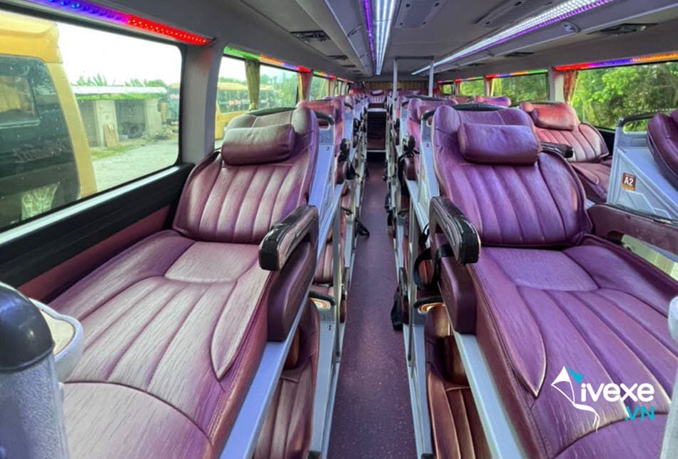 Tiện ích xe giường nằm 40 chỗ của xe khách Đức Phát