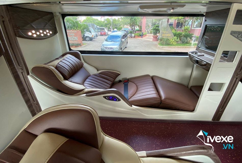 Tiện ích xe Limousine 34 phòng của xe khách Đệ Nhất Vip