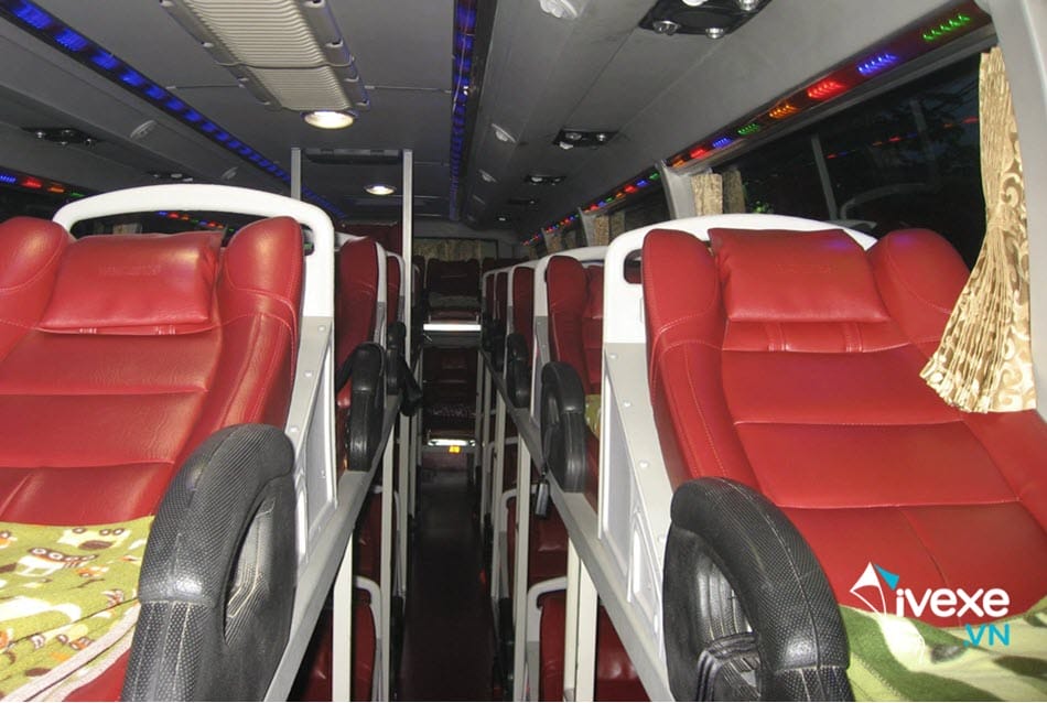 Xe giường nằm 40 chỗ của xe khách Hà My đi Tiền Giang