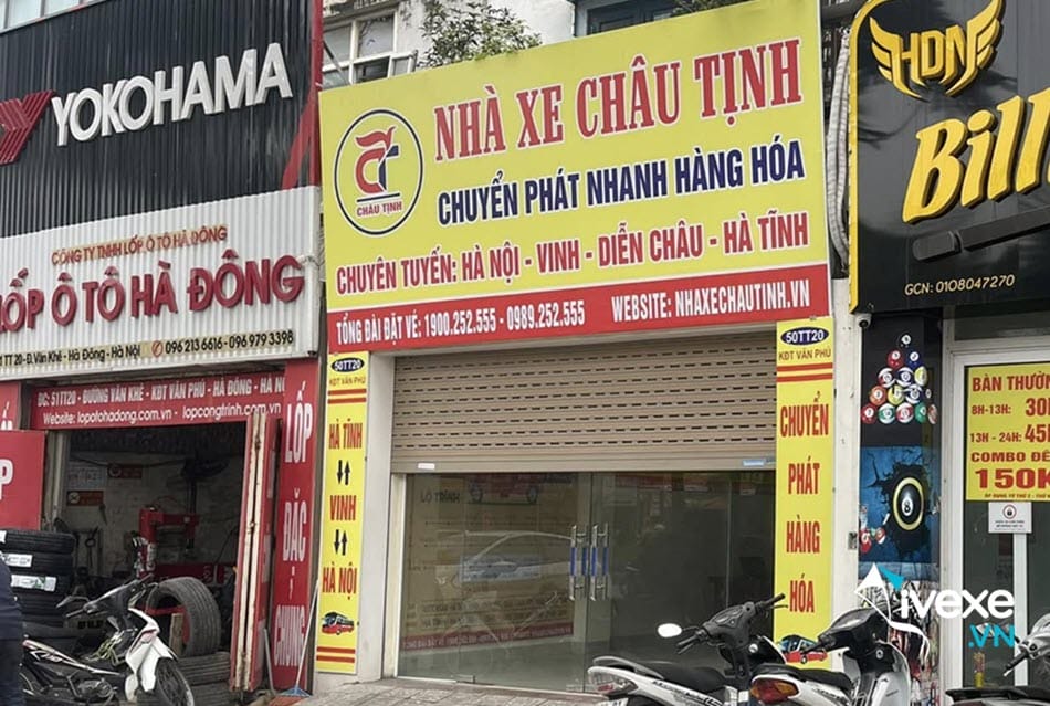 Địa chỉ văn phòng nhà xe Châu Tịnh tại Hà Nội