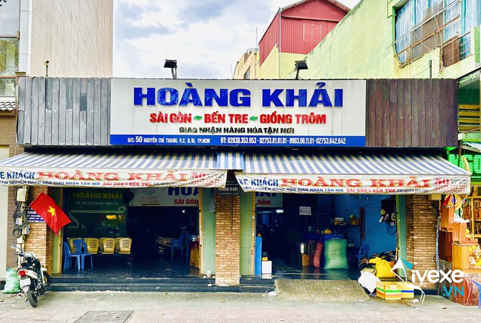 Địa chỉ văn phòng nhà xe Hoàng Khải tại Sài Gòn
