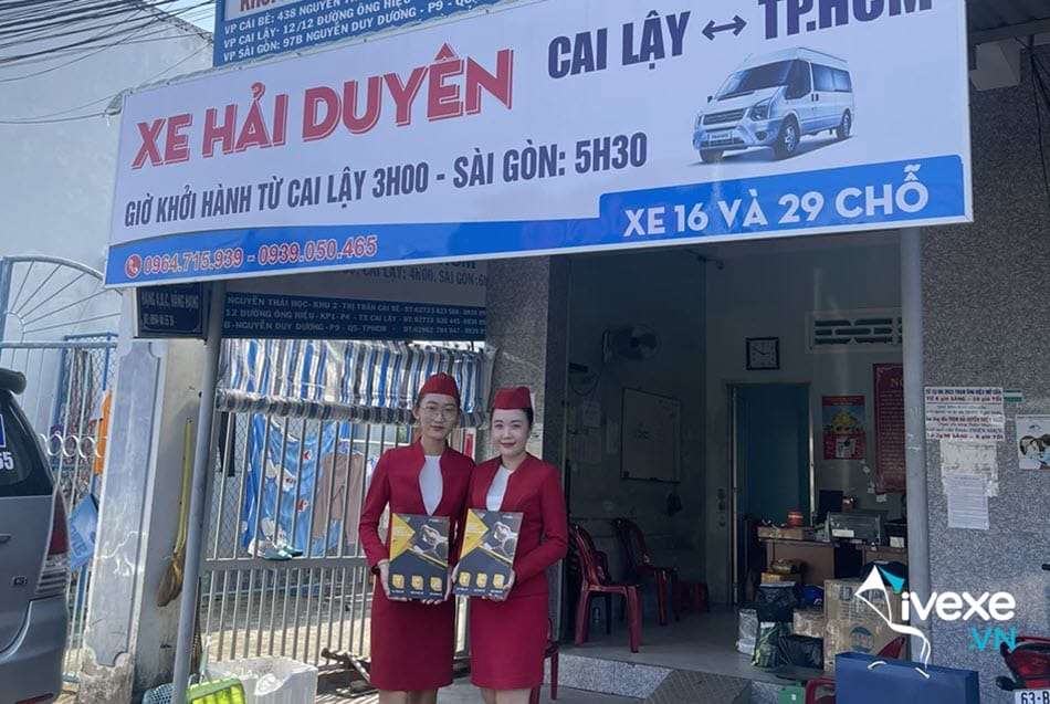 Địa chỉ văn phòng xe Hải Duyên tại Cai Lậy - Tiền Giang