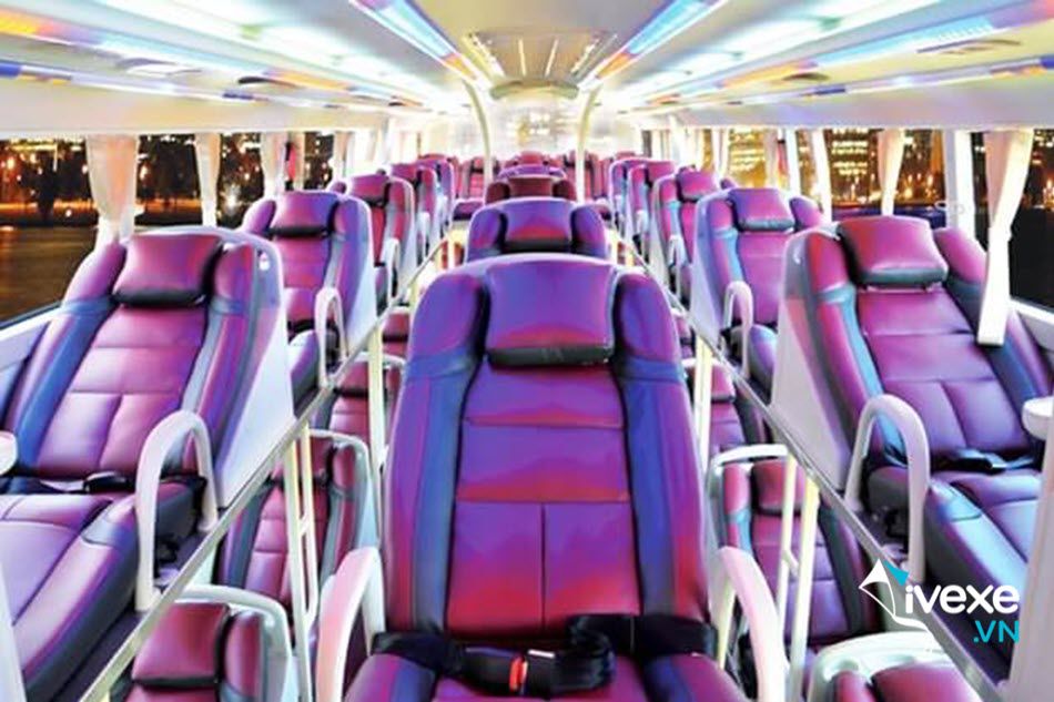 Dịch vụ xe giường nằm 44 chỗ của xe khách Mận Tịnh Nghệ An