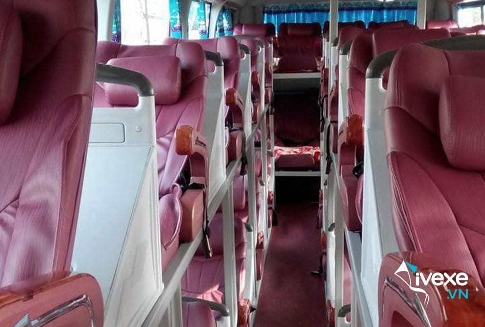 Tiện ích xe giường nằm 40 chỗ của nhà xe Trúc Phương Vĩnh Thuận