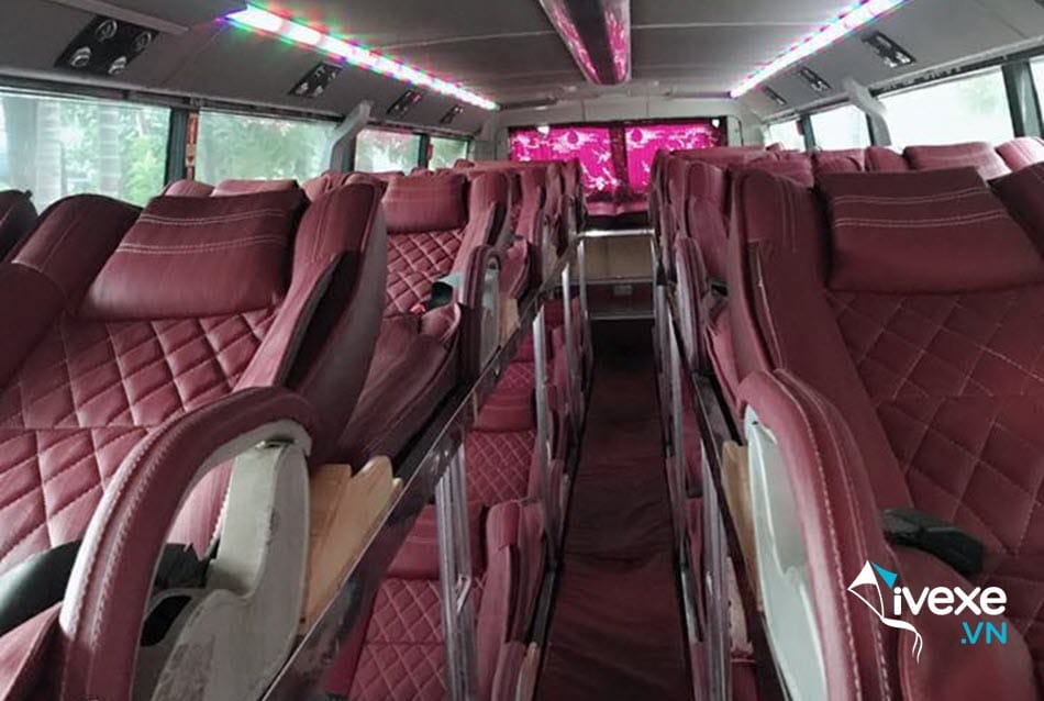 Tiện ích xe giường nằm 45 chỗ của xe khách Cường Lan Hà Giang