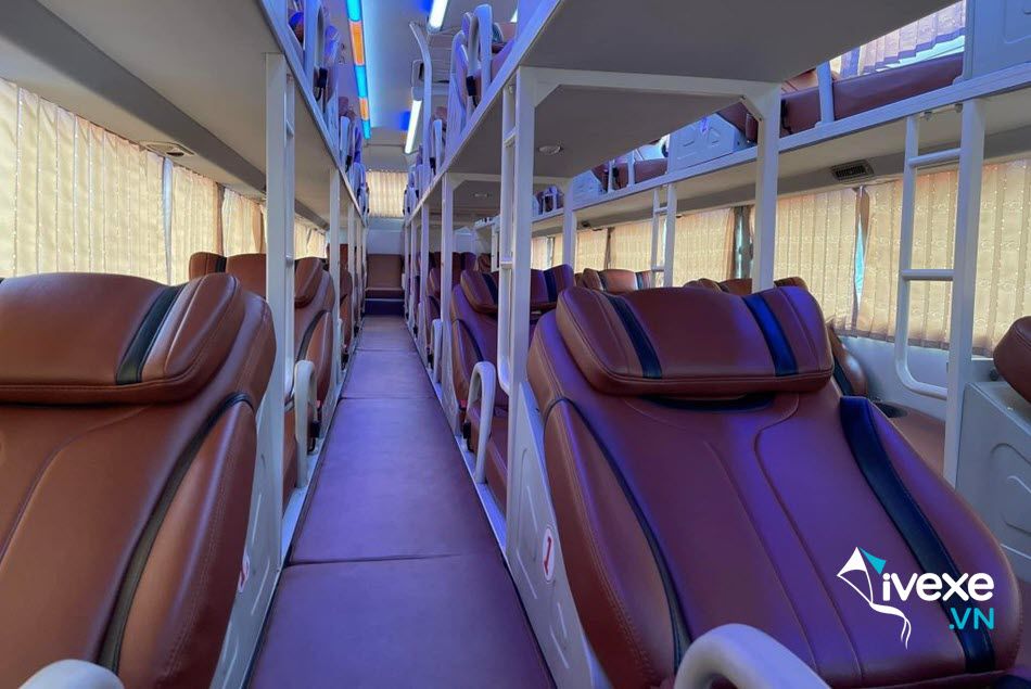 Tiện ích xe giường nằm 40 chỗ của xe khách Thảo Nga Tân Châu