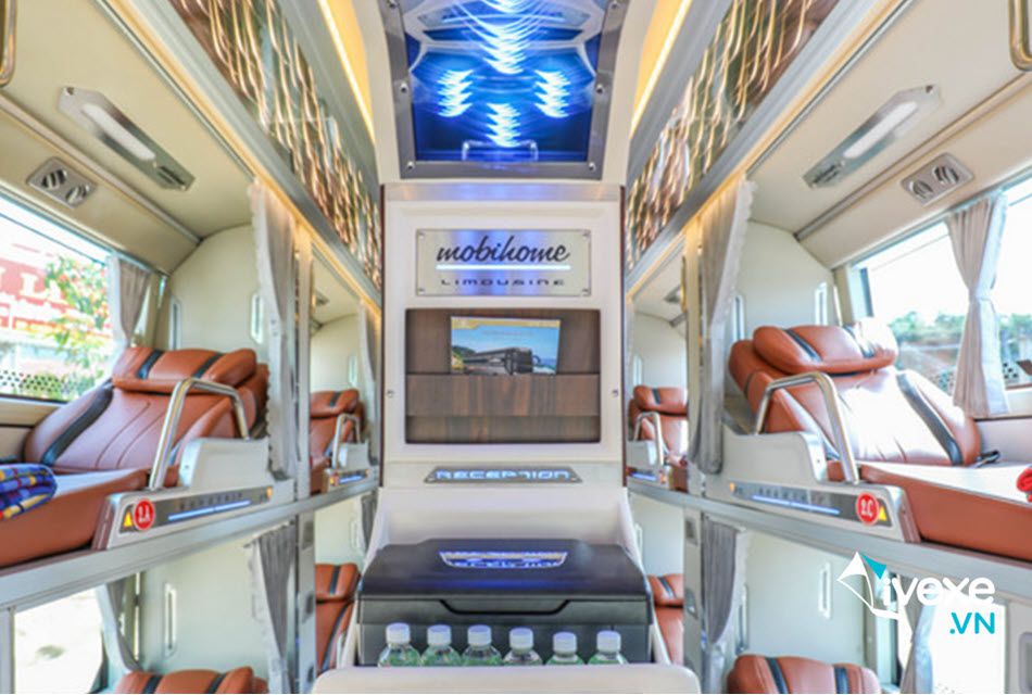 Tiện ích xe Limousine 34 phòng của nhà xe Thanh Quang Đắk Lắk