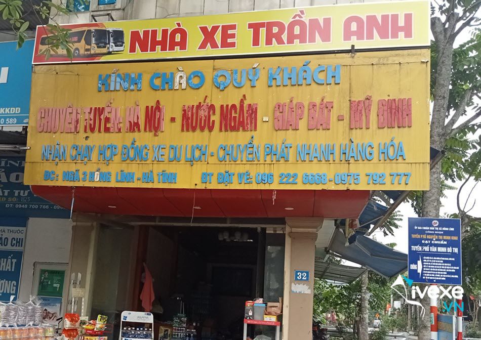 Văn phòng nhà xe Trần Anh Hà Tĩnh