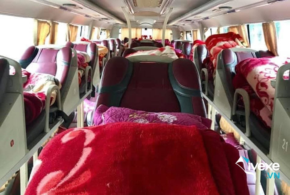 Tiện ích xe giường nằm 40 chỗ của nhà xe Tư Tý Kiên Giang 
