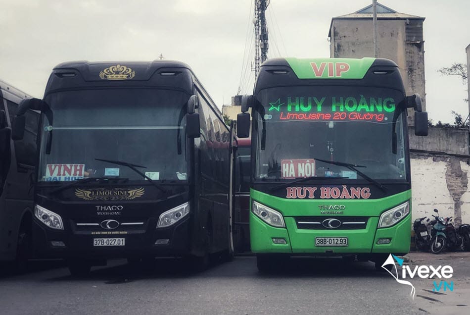 Xe khách Huy Hoàng Hà Tĩnh đi Hà Nội
