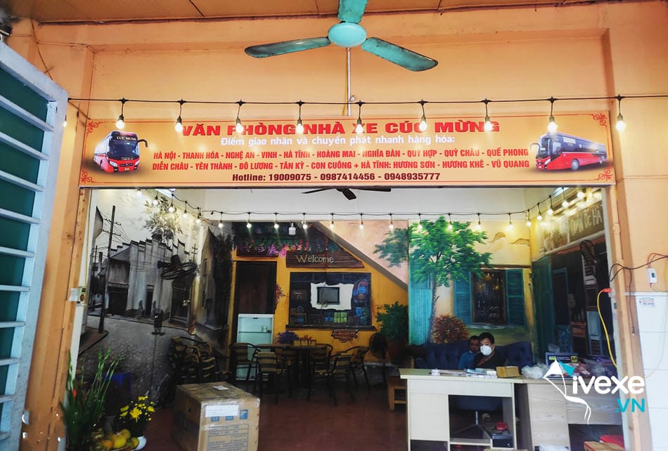Địa chỉ văn phòng nhà xe Cúc Mừng tại Hà Nội