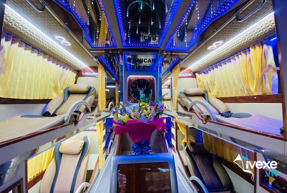 Dịch vụ xe Limousine 32 phòng Vip của xe Minh Mập Huế