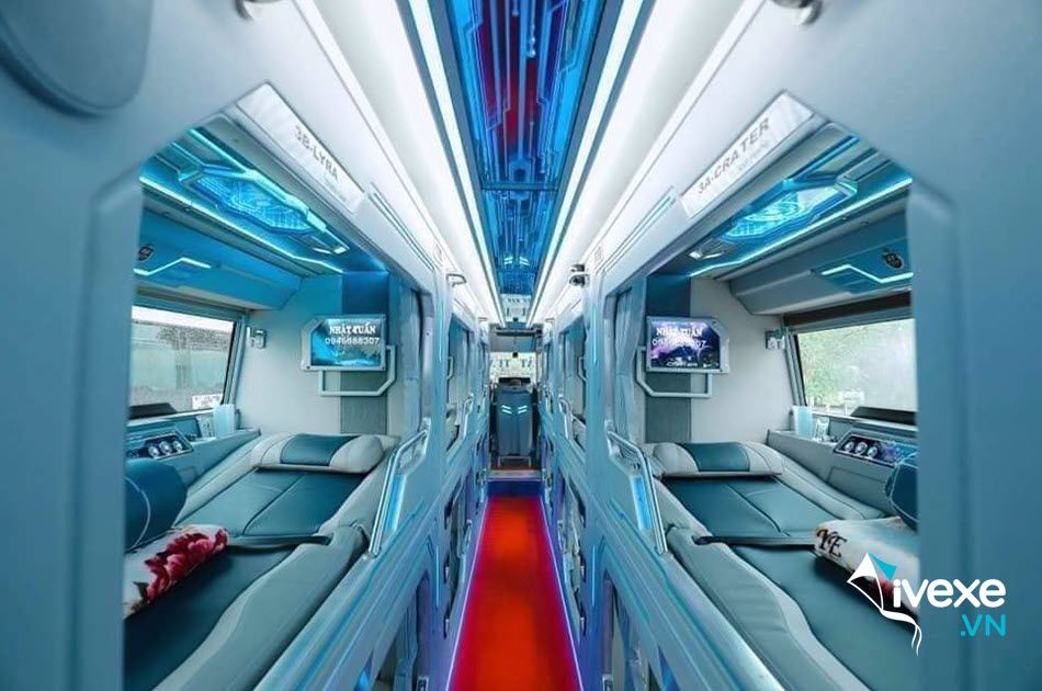 Dòng xe Limousine 22 phòng của xe khách Nhật Tuấn Quảng Trị