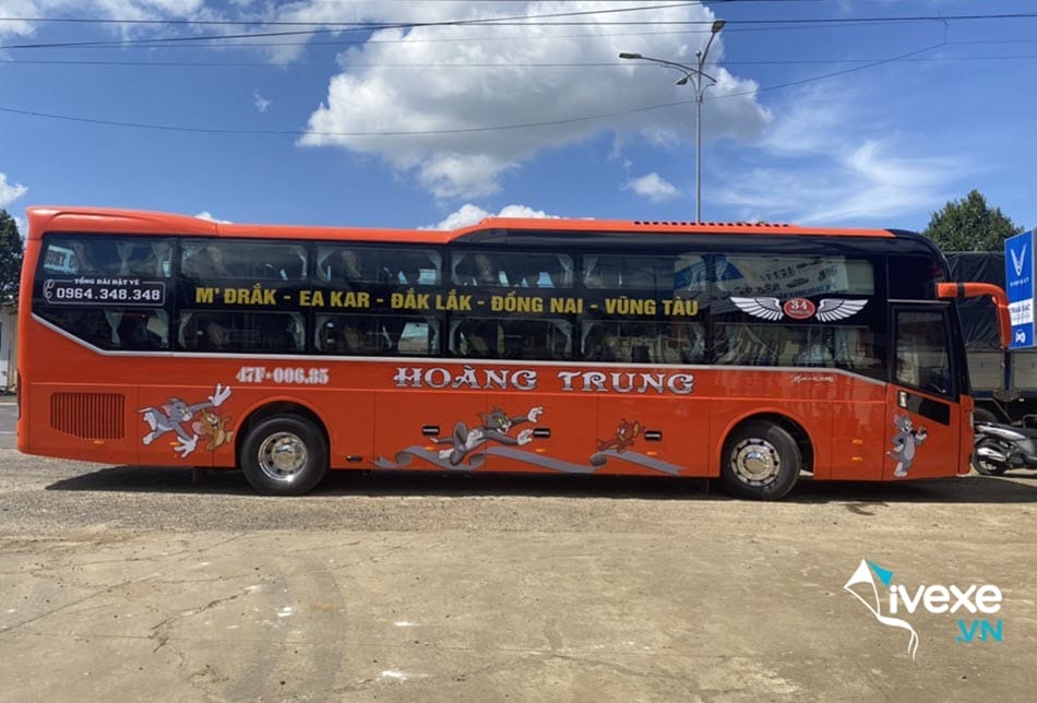Nhà xe Hoàng Trung Vũng Tàu đi Đắk Lắk