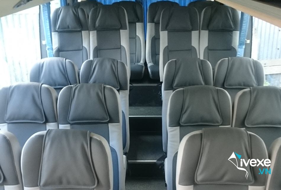 Tiện ích xe ghế 29 chỗ của xe khách Biển Việt Xanh Sài Gòn