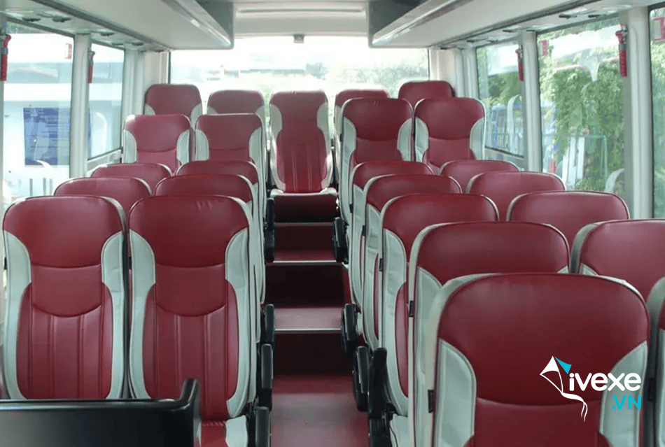 Tiện ích xe ghế ngồi 25 chỗ của xe khách Cường Thủy