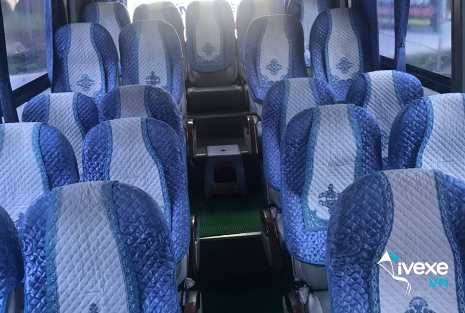 Dịch vụ xe ghế ngồi 34 chỗ của nhà xe Quân Thiện Tuyên Quang