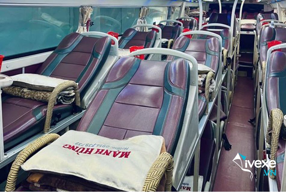 Xe giường nằm 44 chỗ của xe Mạnh Hùng Quy Nhơn - Sài Gòn