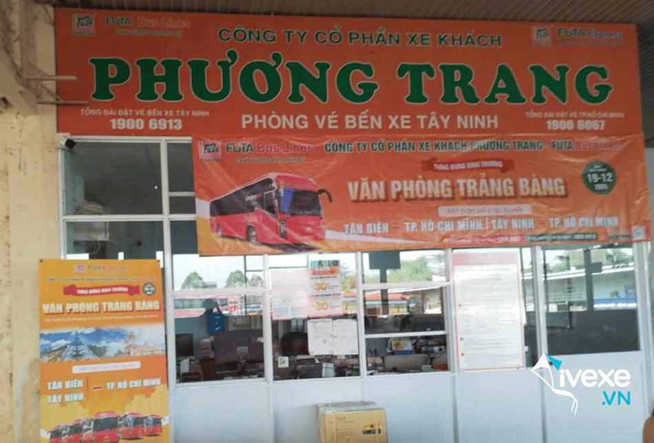 Địa chỉ phòng vé xe Phương Trang Tây Ninh
