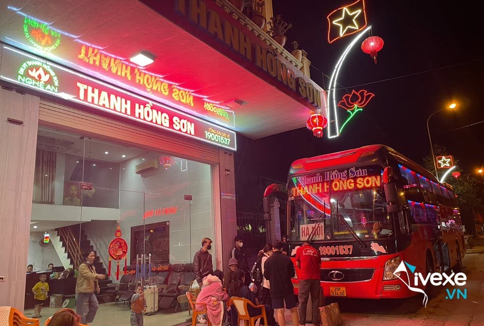 Địa chỉ văn phòng nhà xe Thanh Hồng Sơn tại Nghệ An