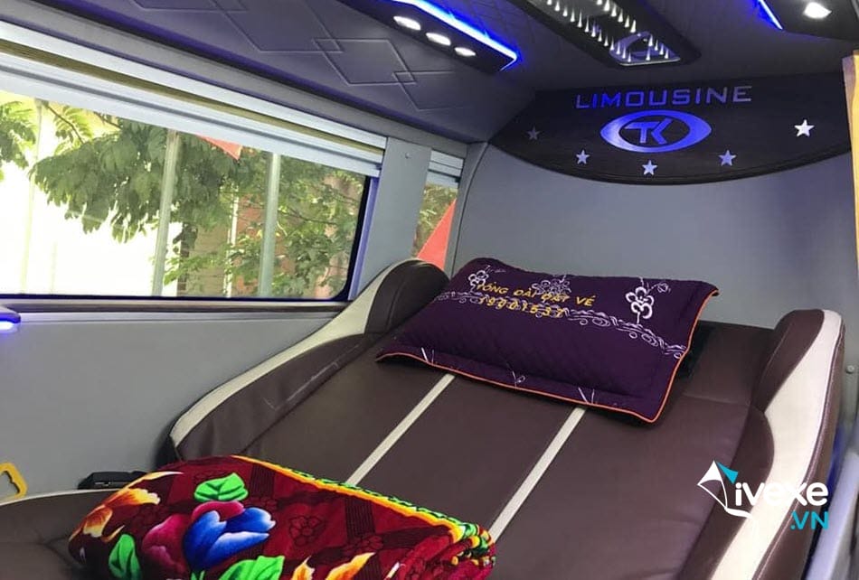 Tiện ích xe Limousine 22 phòng đôi của xe khách Thanh Hồng Sơn