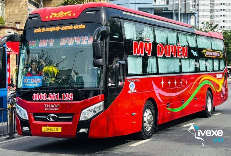 Xe khách Mỹ Duyên từ bến xe Miền Tây đi Sóc Trăng giá rẻ