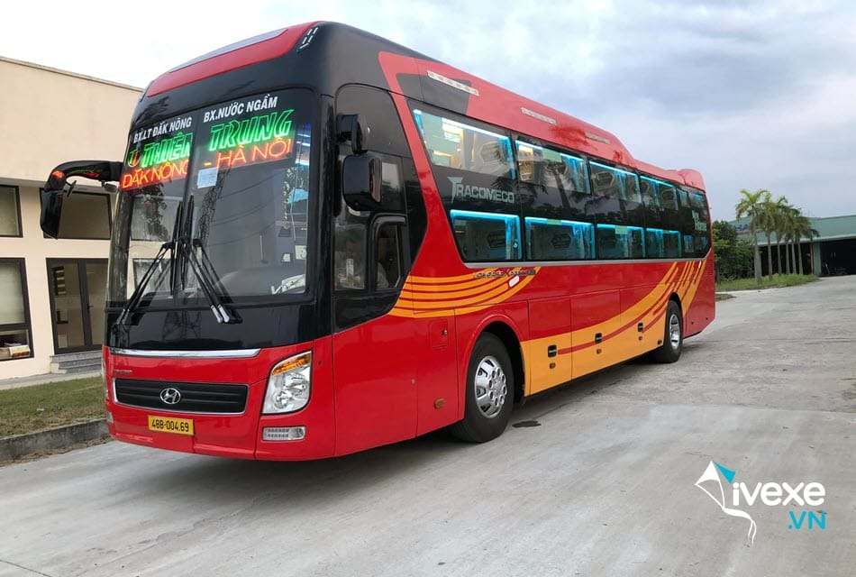 Xe khách Thiên Trung đi Gia Lai từ Hà Nội