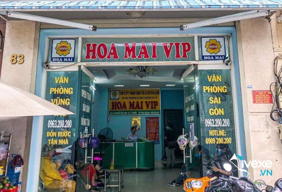 Địa chỉ văn phòng xe Hoa Mai Vip tại Sài Gòn