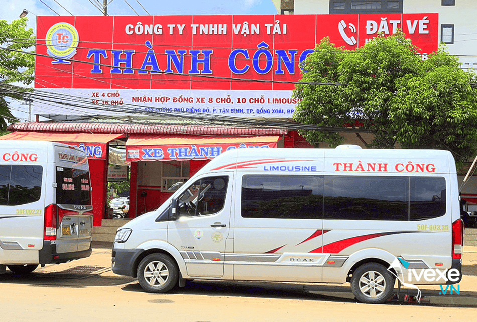 Nhà xe Thành Công tuyến Sài Gòn đi Bình Phước