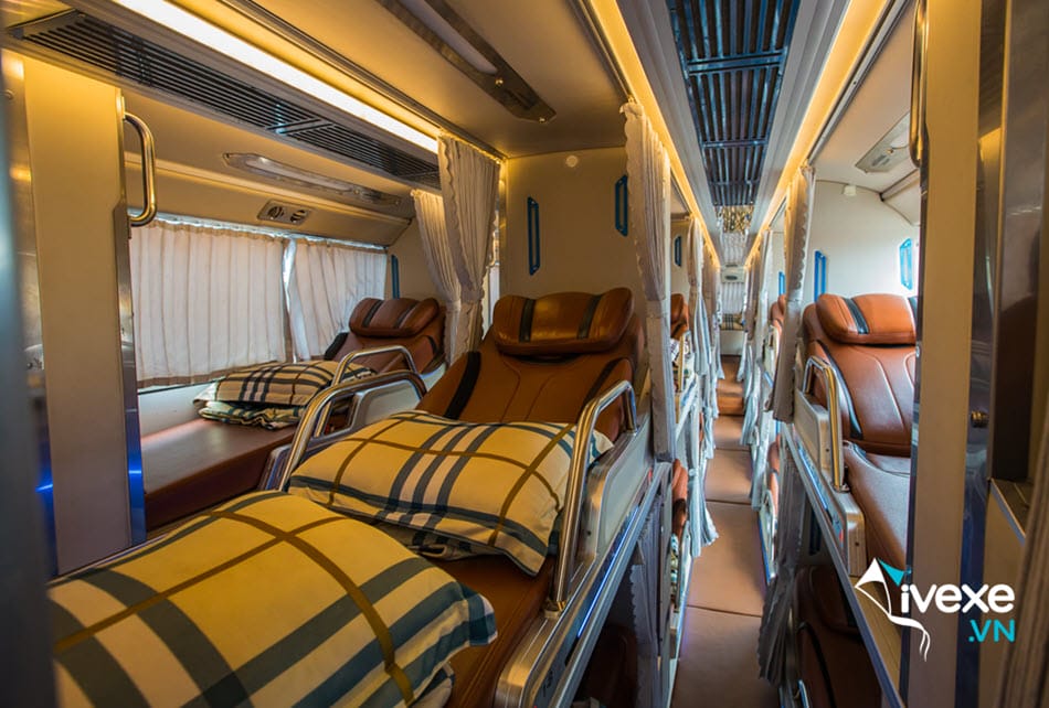 Tiện ích xe giường nằm Limousine 34 phòng của xe Trường Thịnh Limousine Quy Nhơn