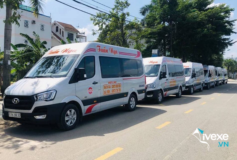 Nhà xe Tuấn Nga Hà Tiên đi Rạch Giá