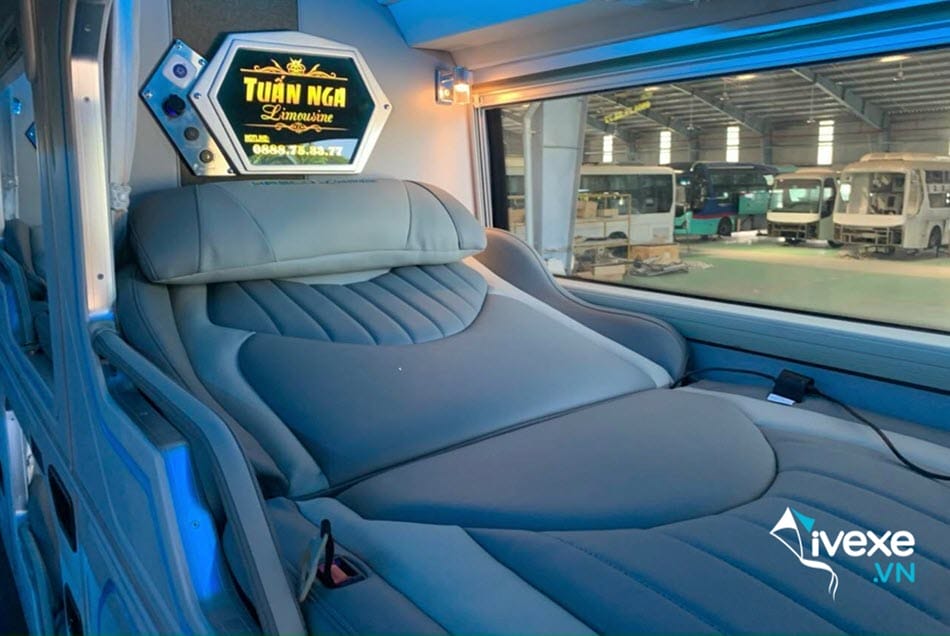 Tiện nghi xe giường nằm 20 phòng cao cấp của xe khách Tuấn Nga