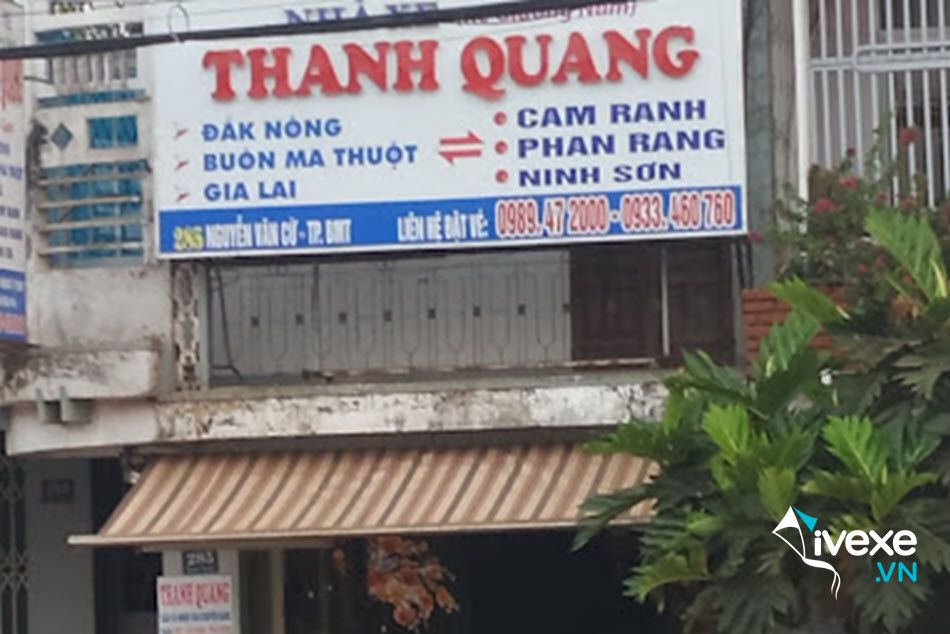 Địa chỉ văn phòng nhà xe Thanh Quang tại Buôn Ma Thuột